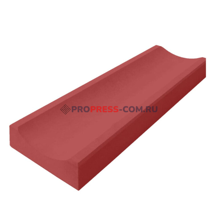 Фото 1 - Лоток Водоотливной ProPress 50х16х5 см (бетонный) Красный